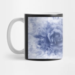 Single blue rose Mug